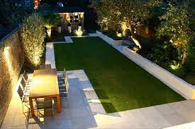 Landscape Lighting Glowing Outdoors