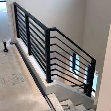 Then we had a new steel railing . 53 Half Wall Stairwell Ideas Half Wall Home Half Walls