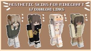 aesthetic minecraft skins for s