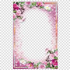 pink fl frame ilration frame