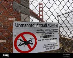 drones prohibited hi res stock