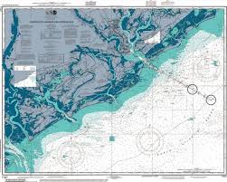 Charleston Charleston Art Nautical Chart Sailing Art