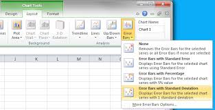 excel standard deviations and error