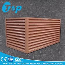 Should you cover your air conditioner's outdoor unit? Wooden Design Outdoor Aluminum Air Conditioner Cover China Aluminum Single Panels Aluminum Solid Panels Made In China Com