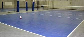 outdoor volleyball court flooring