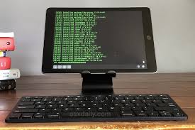 use an ipad as a desk workstation with