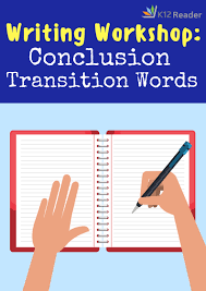 conclusion transition words and phrases