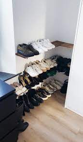 DIY – Créer une étagère à chaussures dans un tout petit espace – Home  Inspiration by Manon Thonnard