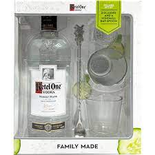 ketel one vodka gift set with 2 gles
