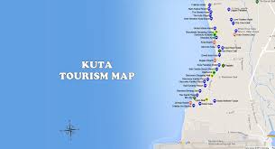 kuta map provides the range of tourist