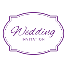 Wedding Invitation Badge Transparent Png Svg Vector