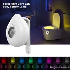 2020 Led Toilet Seat Night Light Battery Powered Smart Human Motion Sensor Activated Waterproof Wc Lamp For Toilet Bowl Seat Bathroom From Ledwanse 2 65 Dhgate Com
