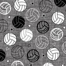 black volleyball fabric wallpaper and