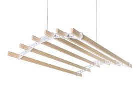 wooden pulley clothes airer