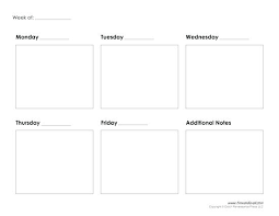 Free Weekly Calendar Template Blank Templates Excel Word Lab Ideas