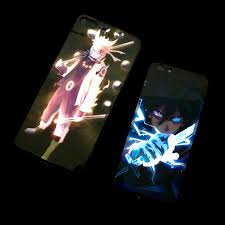 Naruto Sasuke Call Light Case For Iphone 12 11 Pro 8 7 6 6s Plus Led Cases Tempered Glass Coque Flash Cover For Iphone Xr Xs Max Fitted Cases Aliexpress