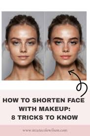 how to shorten face with makeup 8