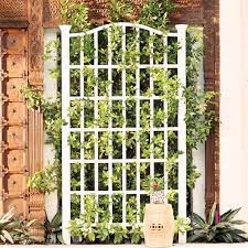 Learn how to build a stunning garden trellis! Sol 72 Outdoor Ansonia Vinyl Lattice Panel Trellis Wayfair Tradgard