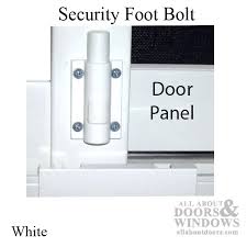 Sliding Glass Door Foot Lock Child