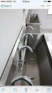hand washing sink rectangular