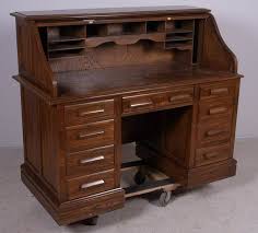 jasper cabinet oak roll top desk in