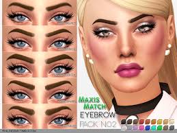 the sims resource maxis match eyebrow