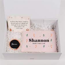 gift box personalised makeup bag