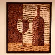 recycled wine cork wine glass wine