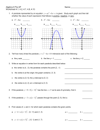 H Gt Algebra 2 Worksheet 4
