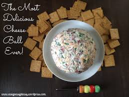 the most delicious cheese ball ever using only 4 ings