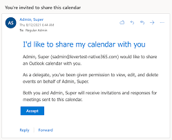setting up shared calendars for