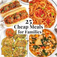 meals for a family 25 wallet