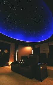 Star Ceiling Home Theater Room Design