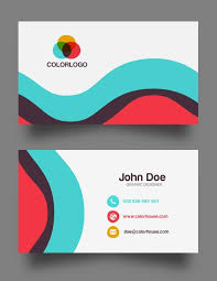 Flat Business Card Template Free Download Templates Business