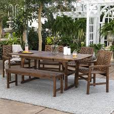 Extendable Outdoor Patio Dining Set
