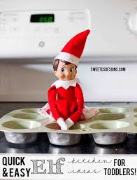 easy elf on a shelf kitchen ideas