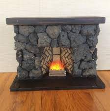 Miniature Stone Fireplace Made