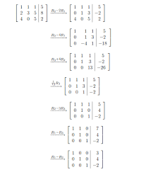 gauss elimination method calculator