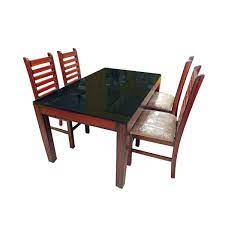 Four Chair Dining Table With Glass Top