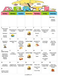April 2017 Budget Menu Plan Weekly Grocery List Recipes Budget Menu Plan Monthly Menu Meal Plan Easter Menu