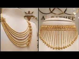 bridal wedding gold necklace design