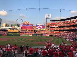 busch stadium section 152 home of st