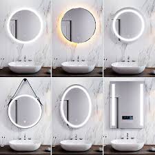Bathroom Mirror Touch Demister Ip44 Hd