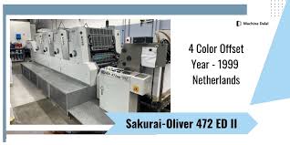 used sakurai oliver offset printing
