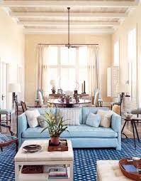 light blue sofa living room