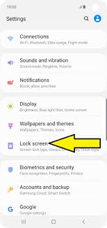 You can't remove the time and date from the lock screen that comes installed on the galaxy phone, but you can install good lock from the galaxy store. Samsung Galaxy A10 Lock Screen Settings Goomobiles Com