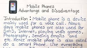 essay on mobile phone for students and