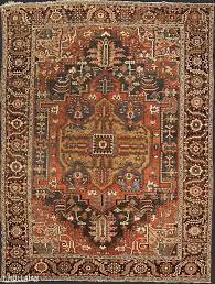 antique persian heriz carpet n