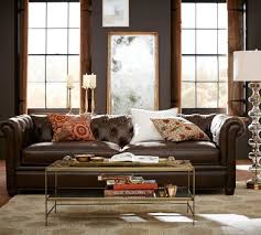 chesterfield leather sofa 86