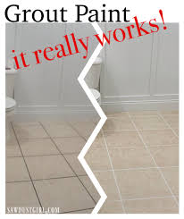 grout paint it really works sawdust